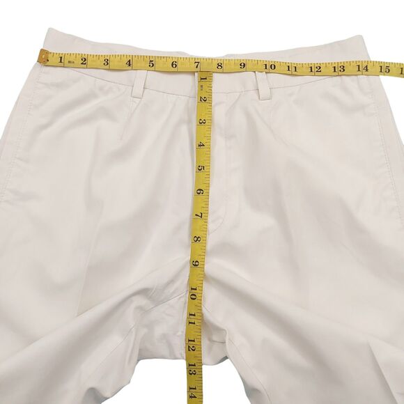 Panicale Italy Trousers Pants Womens 46 White Flat Front Straight Made in Italy - Picture 9 of 13